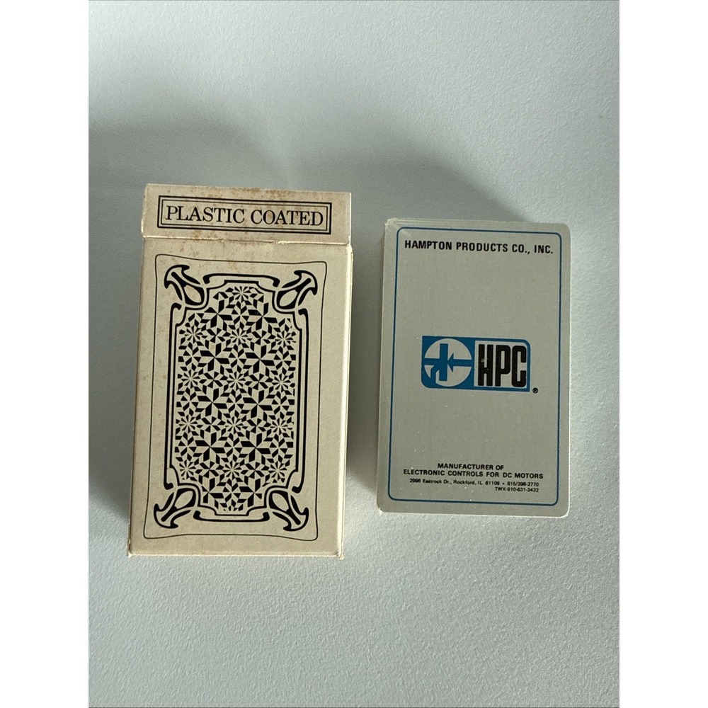 Hampton Products Co. Inc. Advertising Playing Cards Deck Sealed Vintage